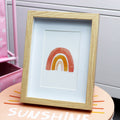 Wood Rainbow Photo Frame