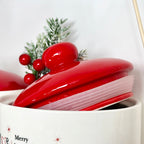 Set Of 3 Merry Christmas Storage Jars