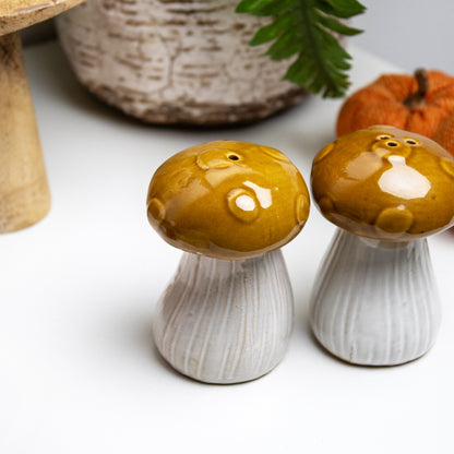 Mushroom Salt & Pepper Shakers