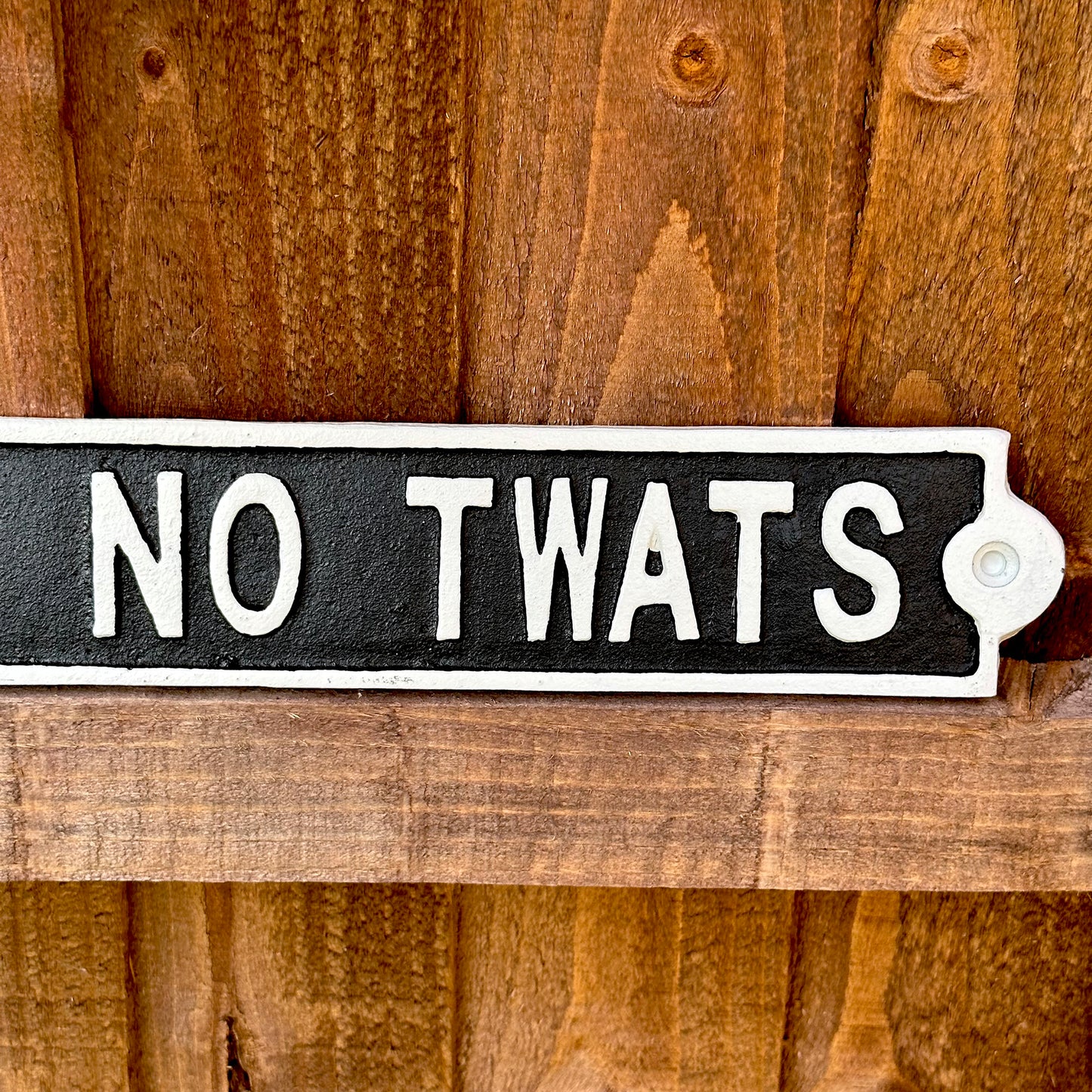 Strictly No Tw*ts Sign