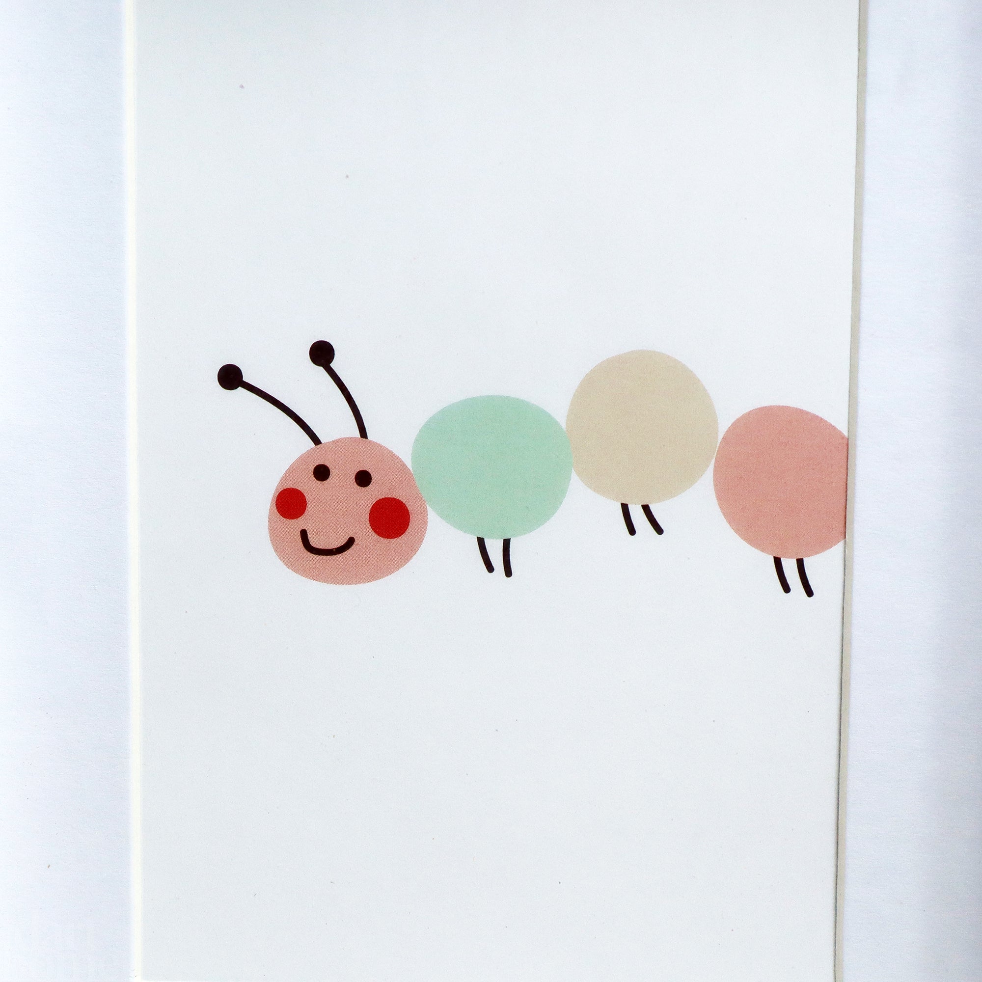 Wood Caterpillar Photo Frame