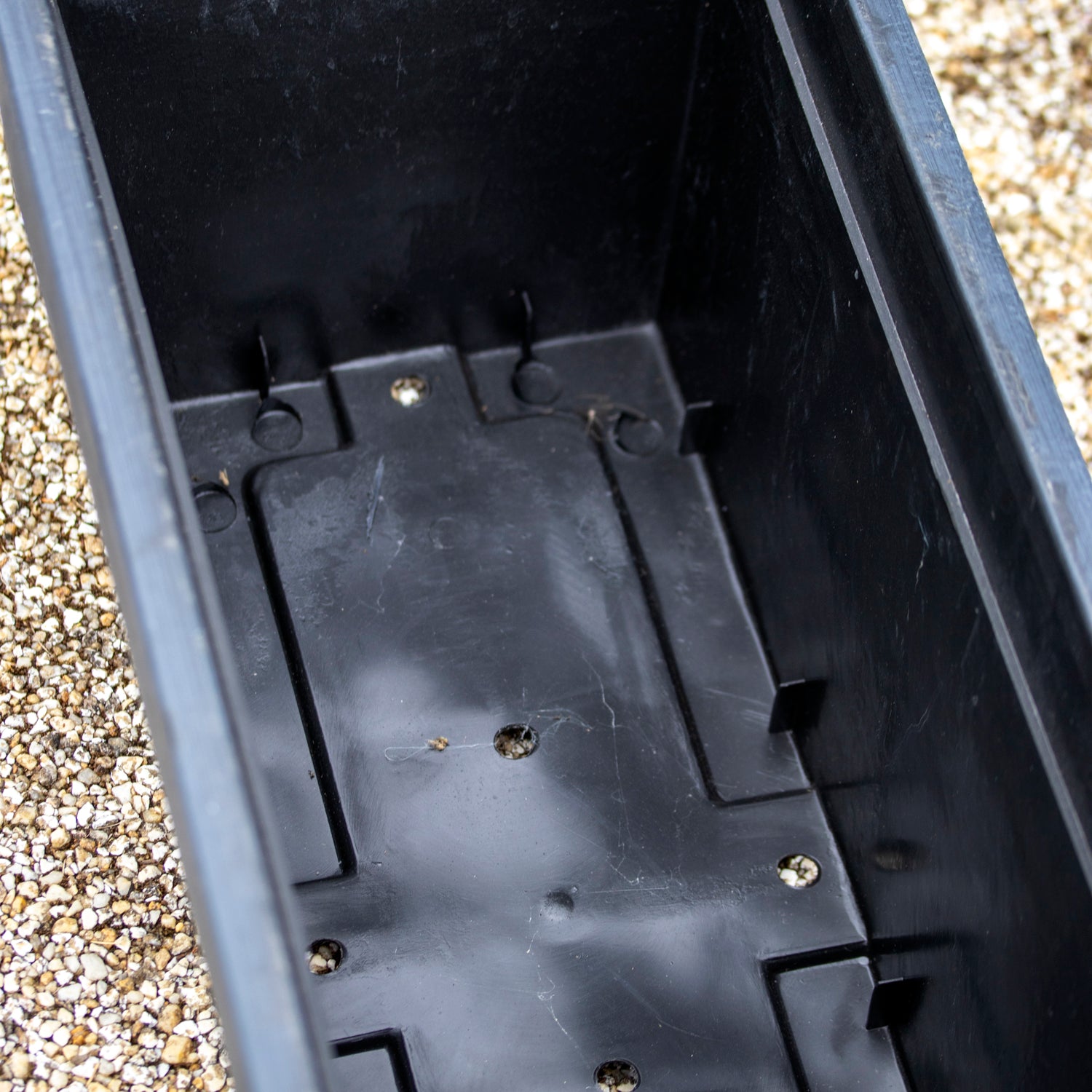 Aged Black Window Box Planter 20"