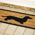 Dachshund Rubber & Coir Door Mat
