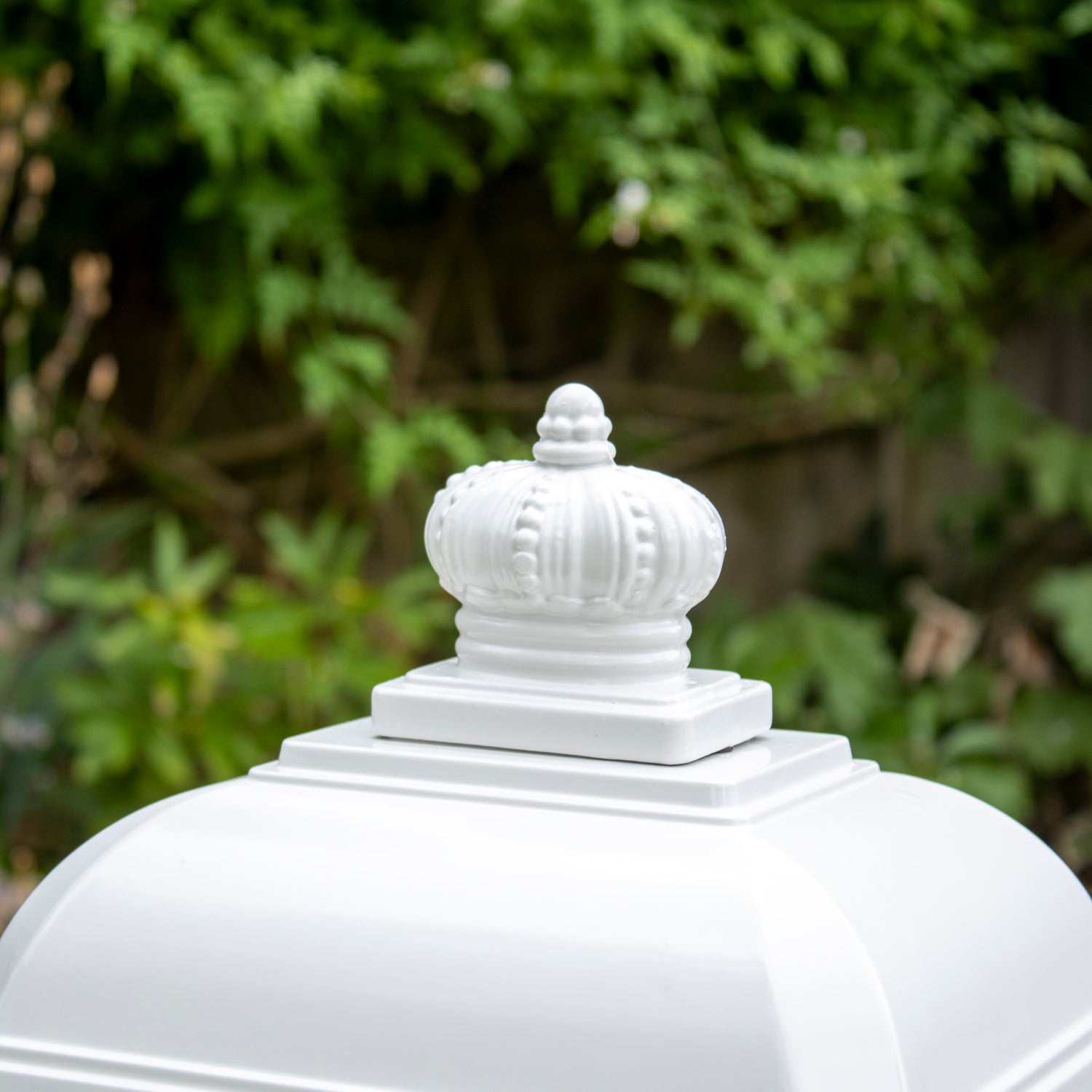 White Free Standing Victorian Post Box