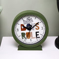 Green Boys Rule Alarm Clock