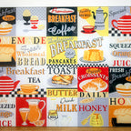 Retro Breakfast Glass Worktop Saver