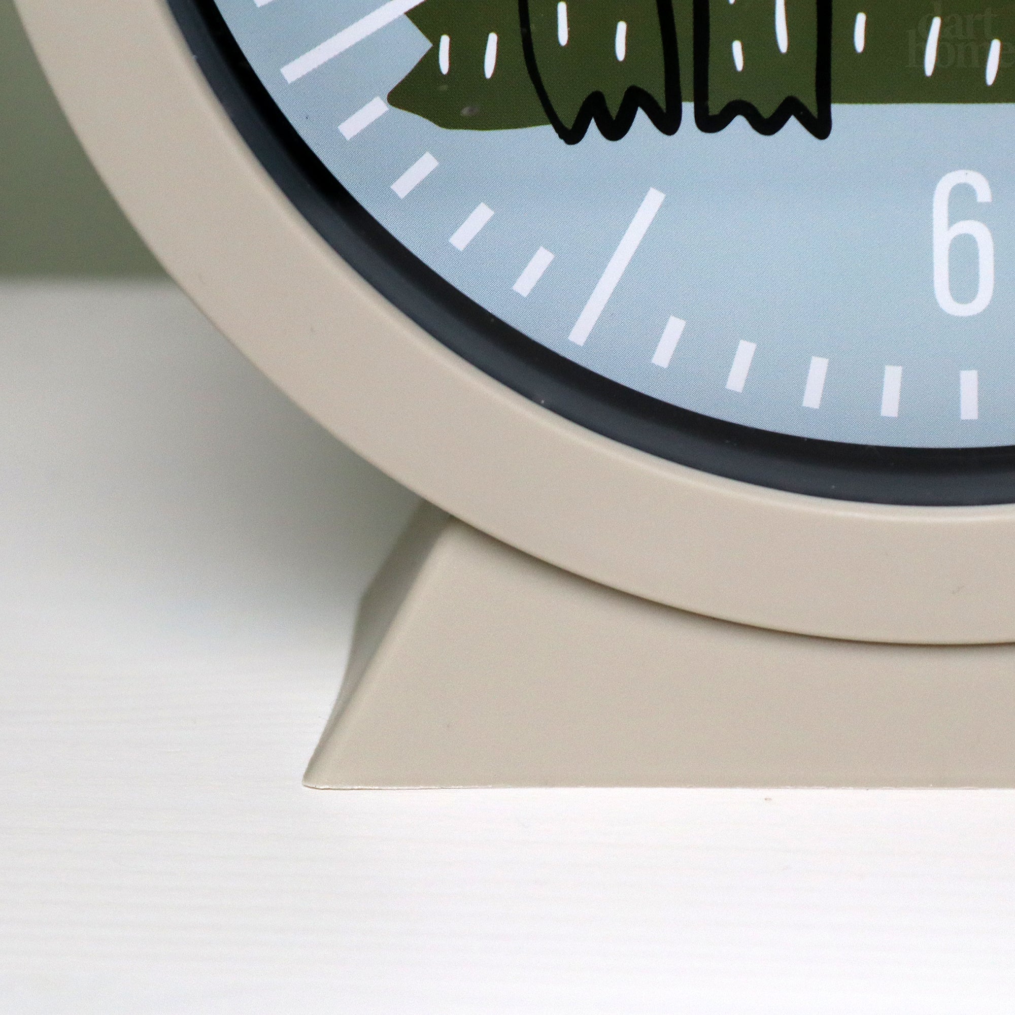 Grey Cool Croc Alarm Clock
