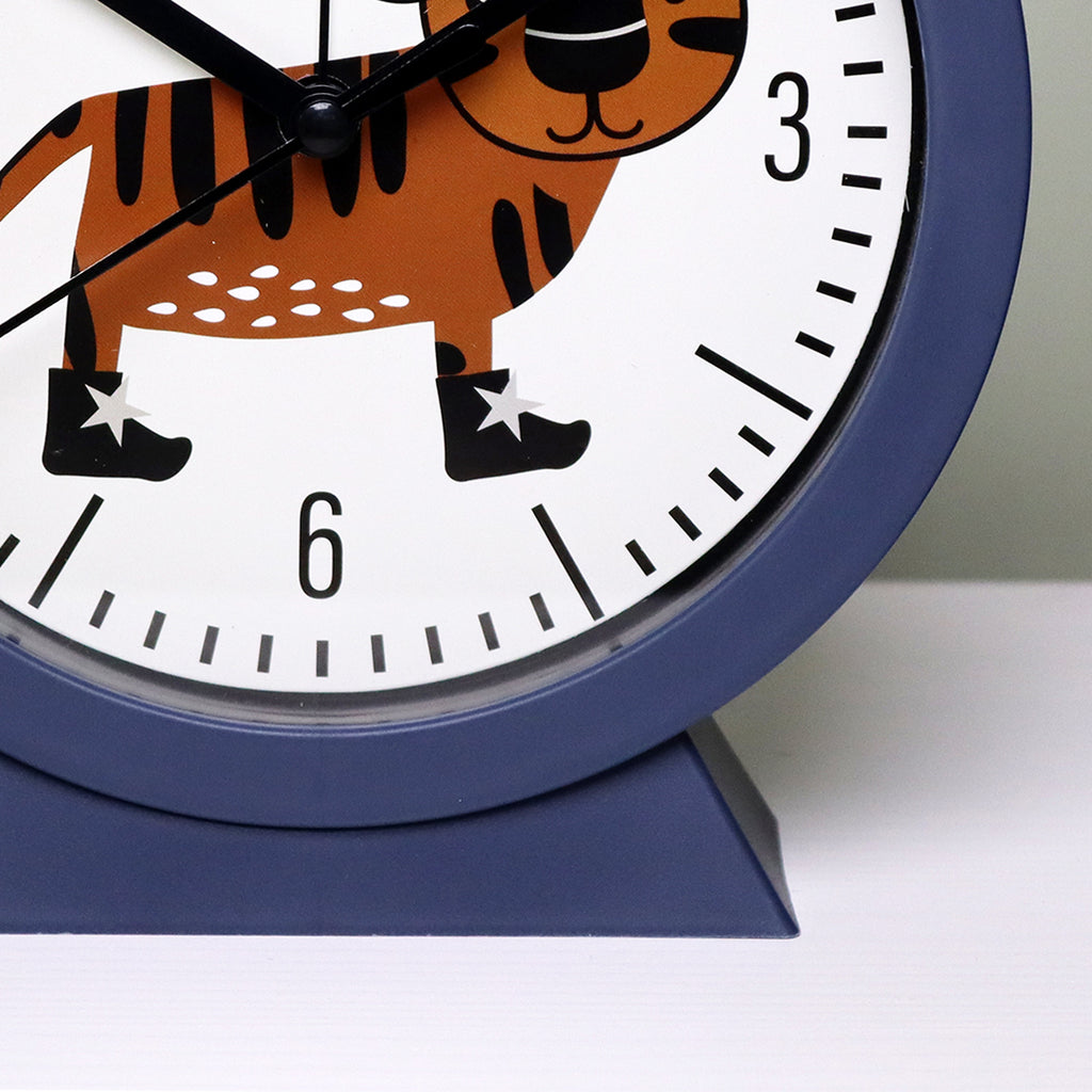 Blauer magischer Tiger-Wecker