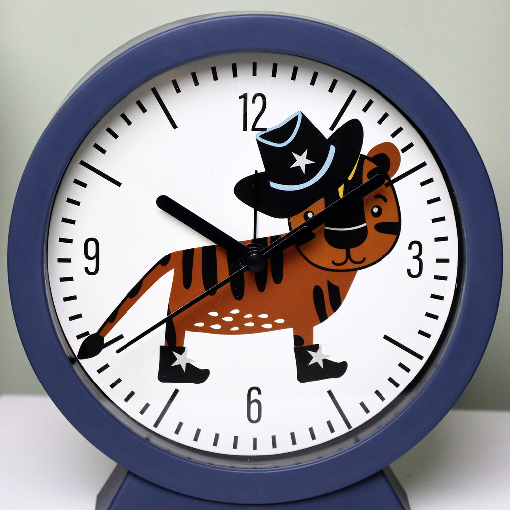 Blauer magischer Tiger-Wecker
