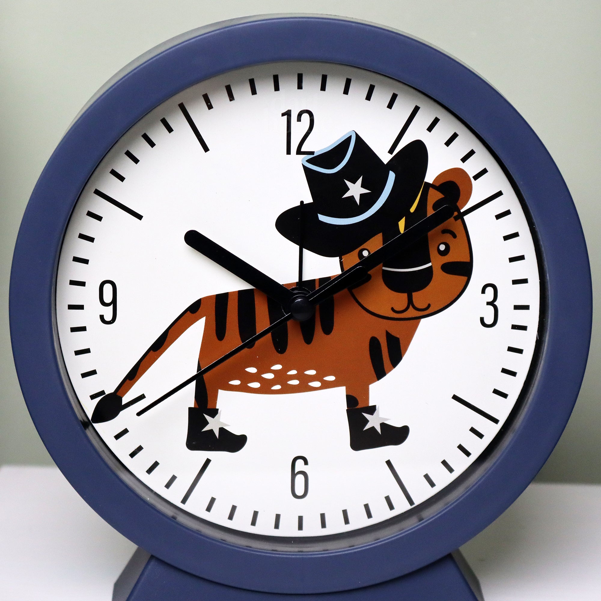 Blue Magic Tiger Alarm Clock