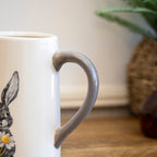 Monochrome Hare Jug Vase