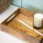 Mango Wood Serving Tray With Handles