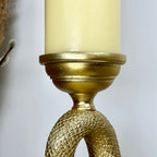 Gewundener Schlangen-Stumpenkerzenhalter