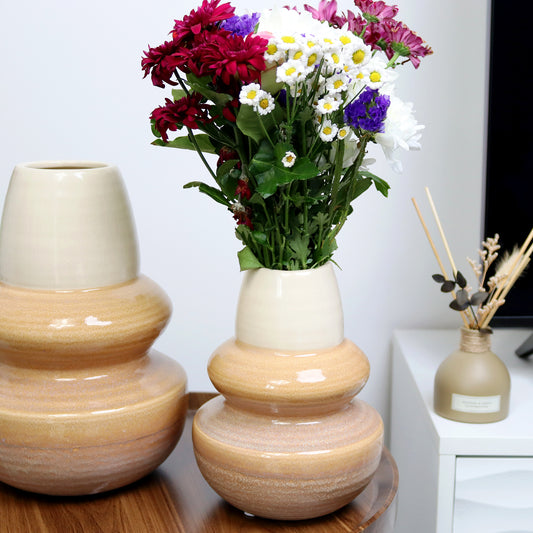 Reactive Glaze Sandstone Vase Small