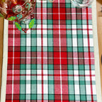 Tartan Chambray Christmas Table Runner