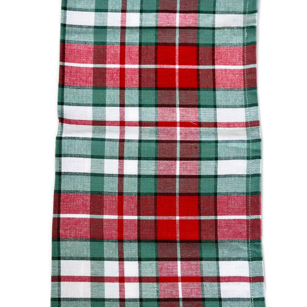Tartan Chambray Christmas Napkins (Set Of 4)