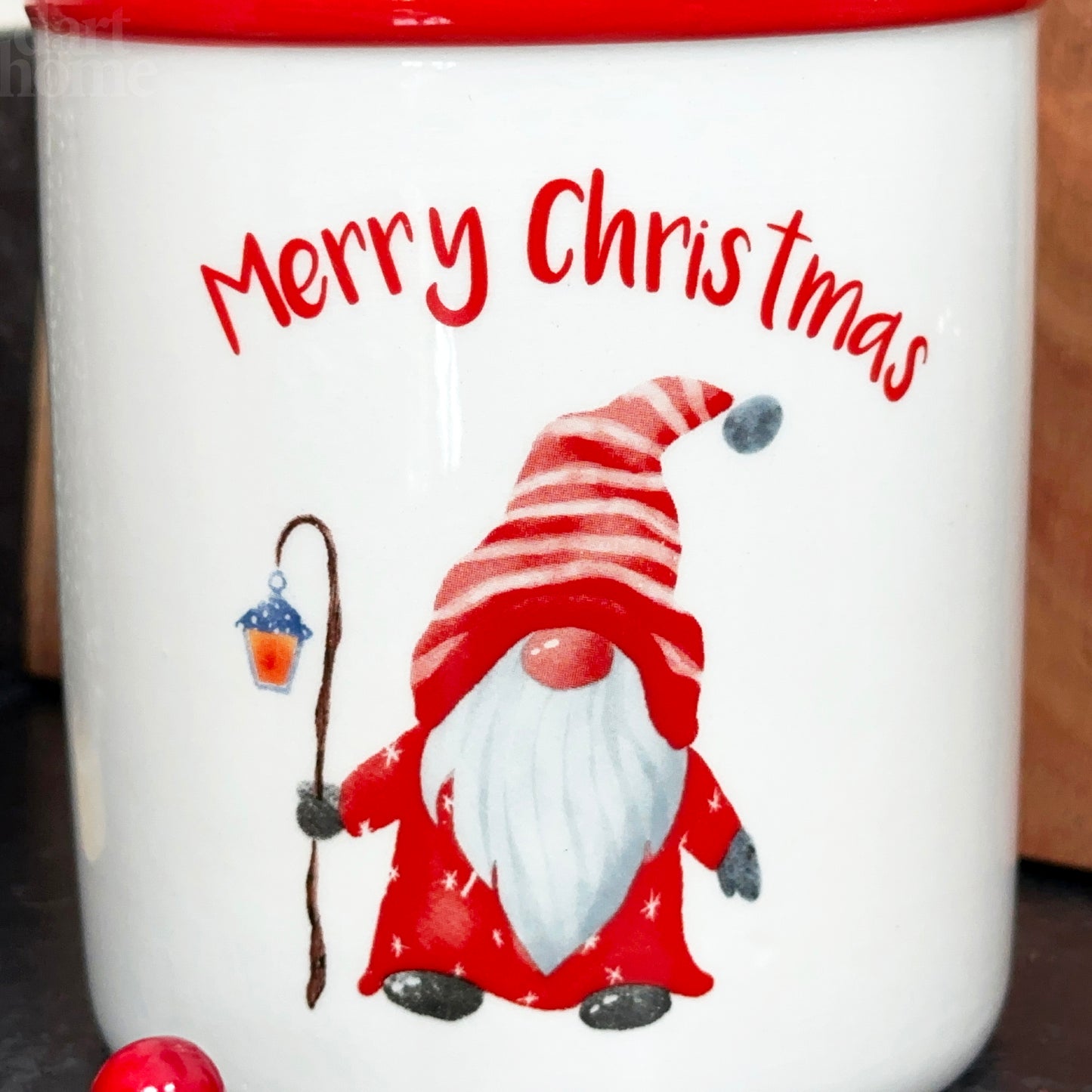 Merry Christmas Gonk Storage Jar