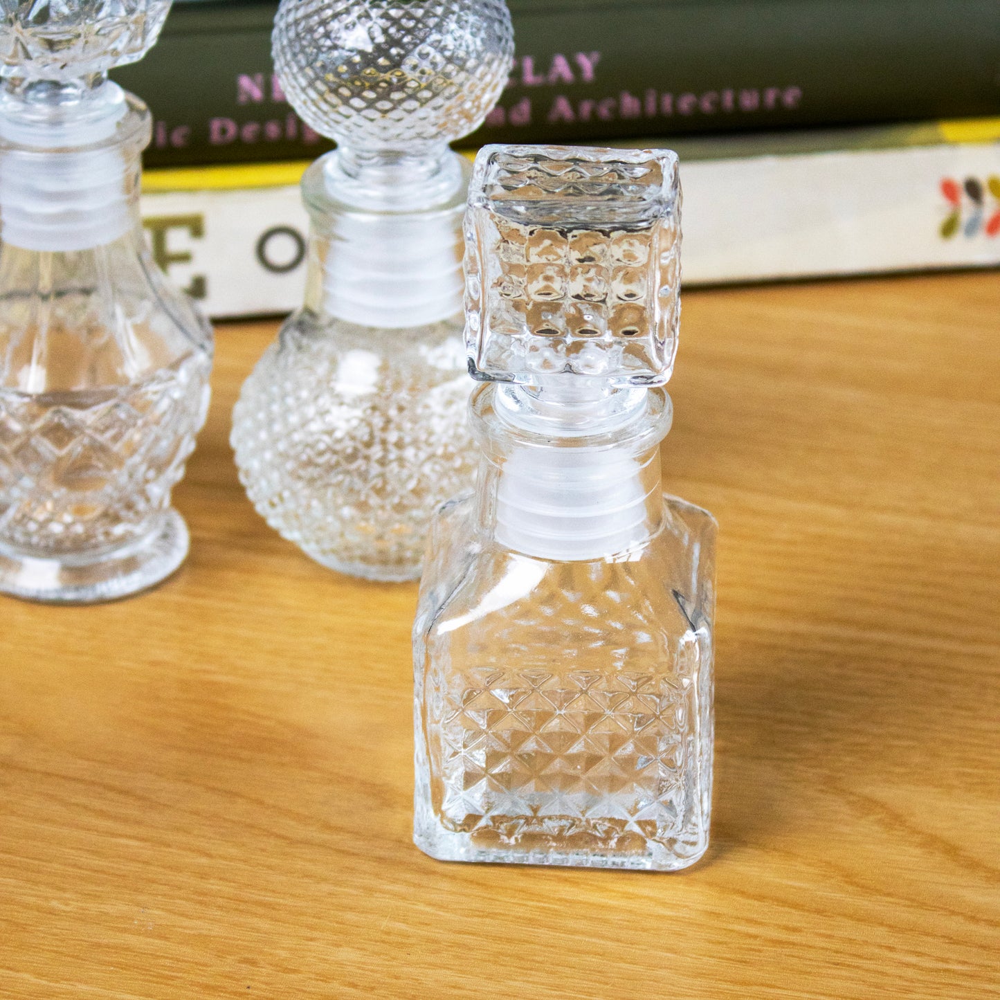 Set of 12 Glass Perfume Bottles