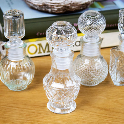 Set of 12 Glass Perfume Bottles