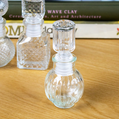 Set of 12 Glass Perfume Bottles