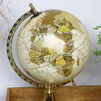 Cream And Gold Globe Ornament