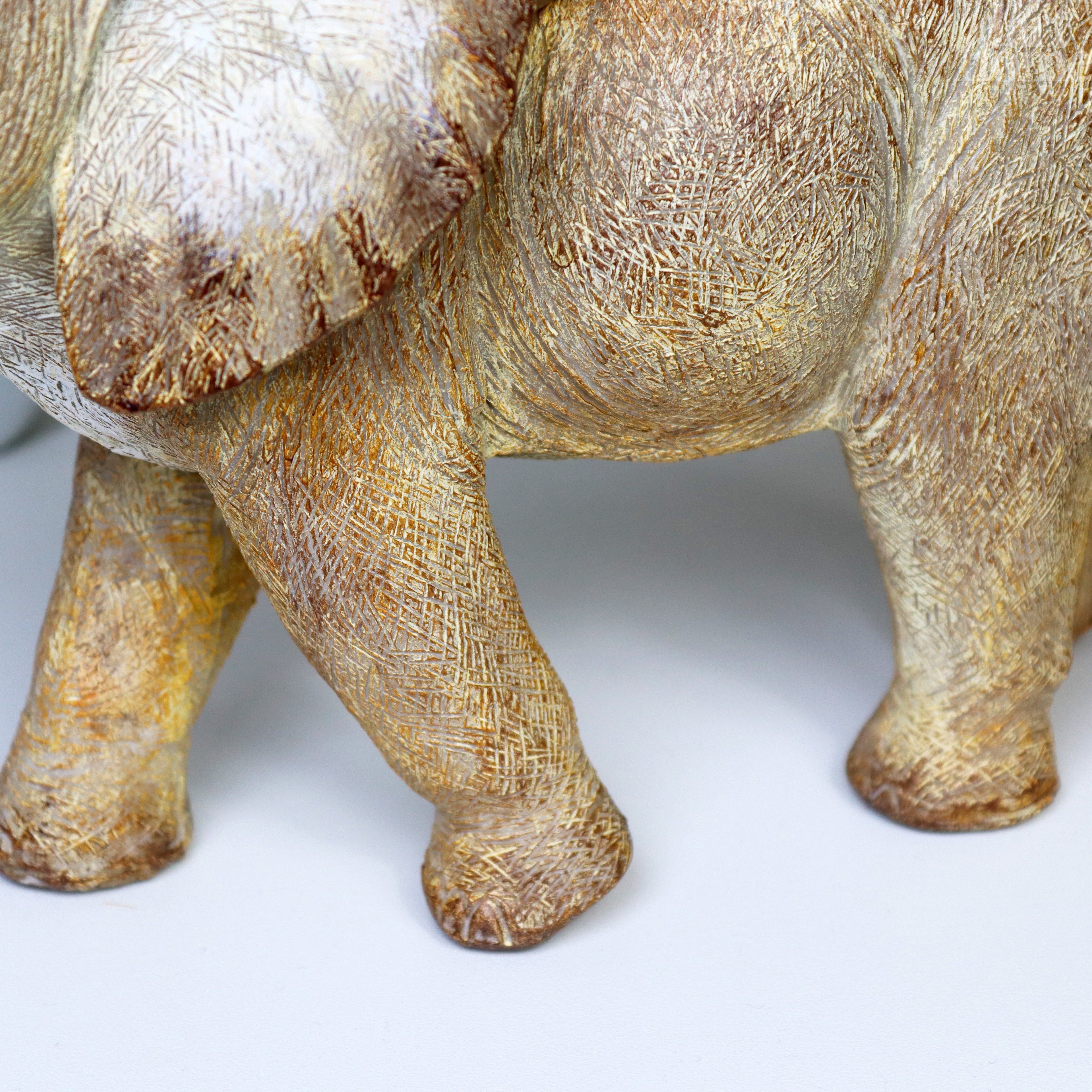 Afrikanischer Elefant mit Kalb-Ornament