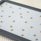 Busy Bees Faux Leather Cushioned Laptray