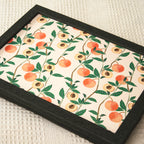 Peach Tree Textured Faux Leather Cushioned Lap Tray