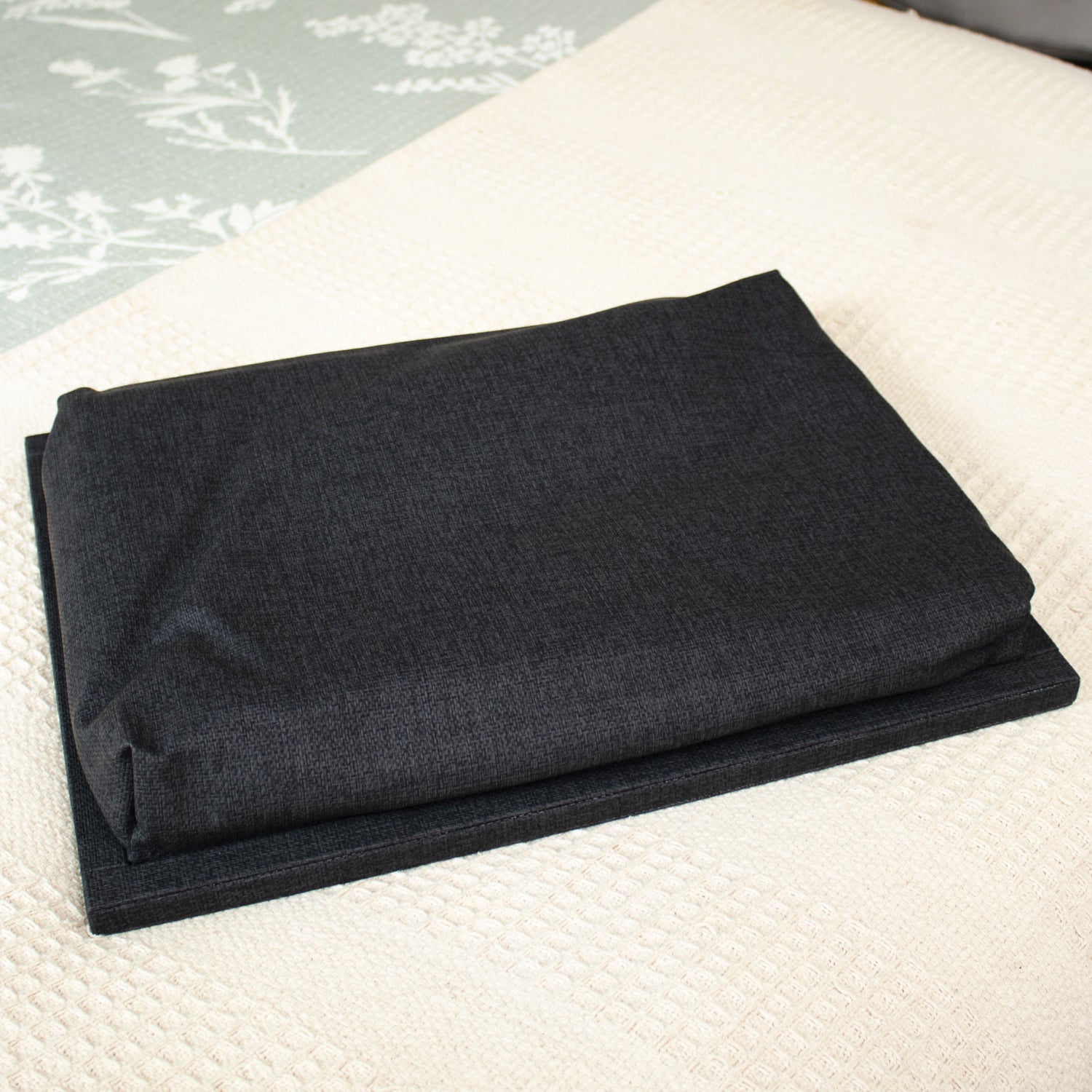 Wildlowers Textured Faux Leather Cushioned Laptray