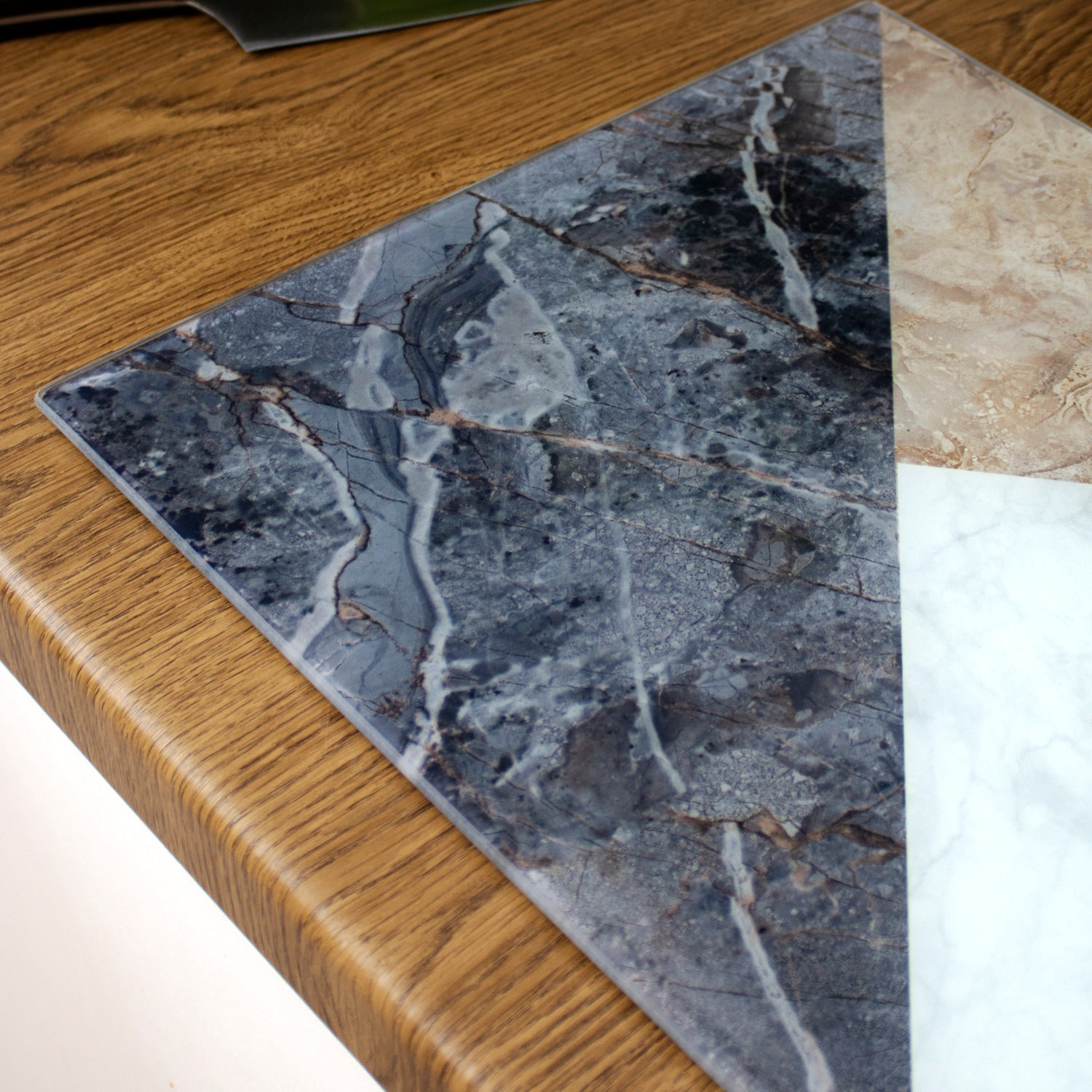 Marble & Stone Effect Glass Worktop Saver