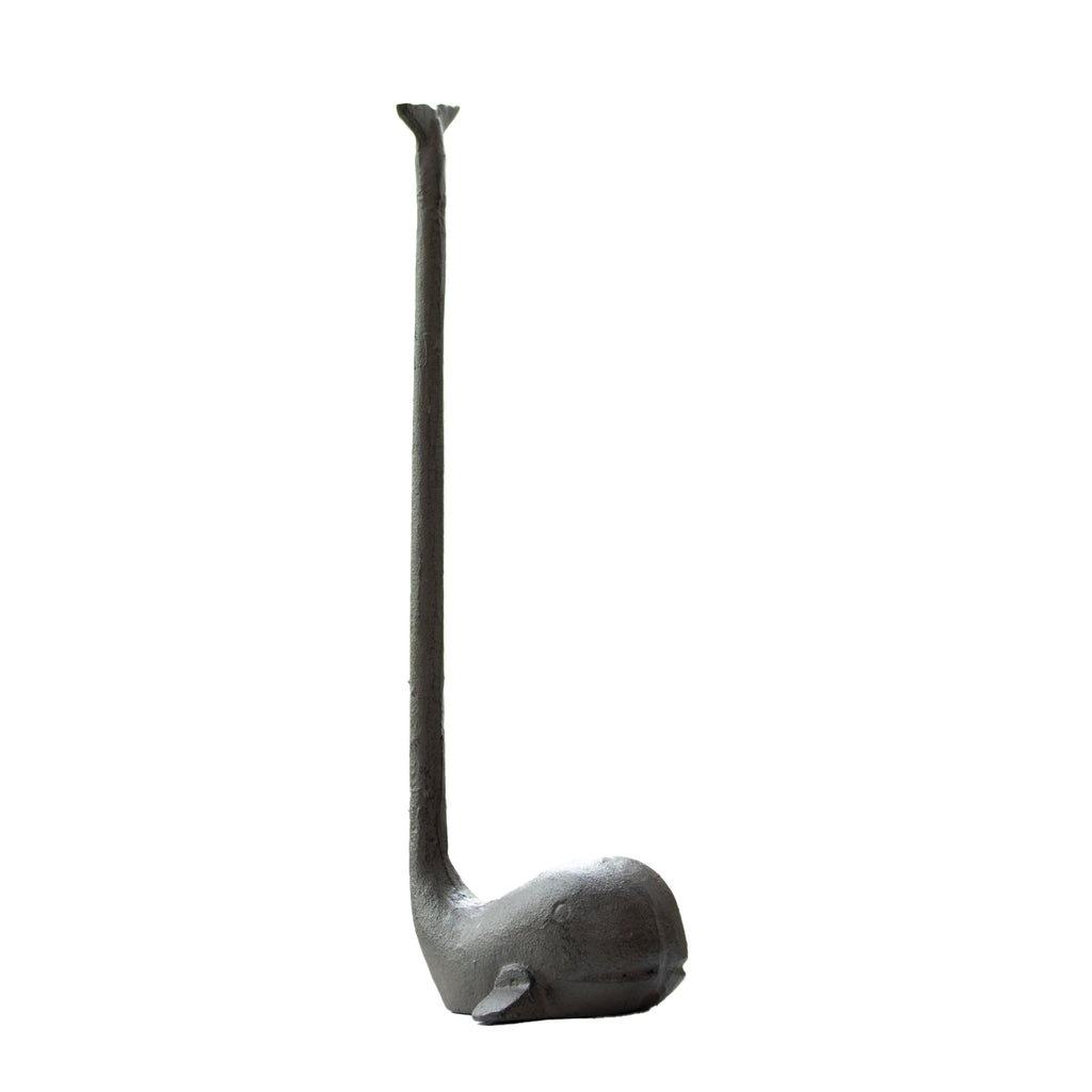 Cast Iron Whale Kitchen Roll Holder
