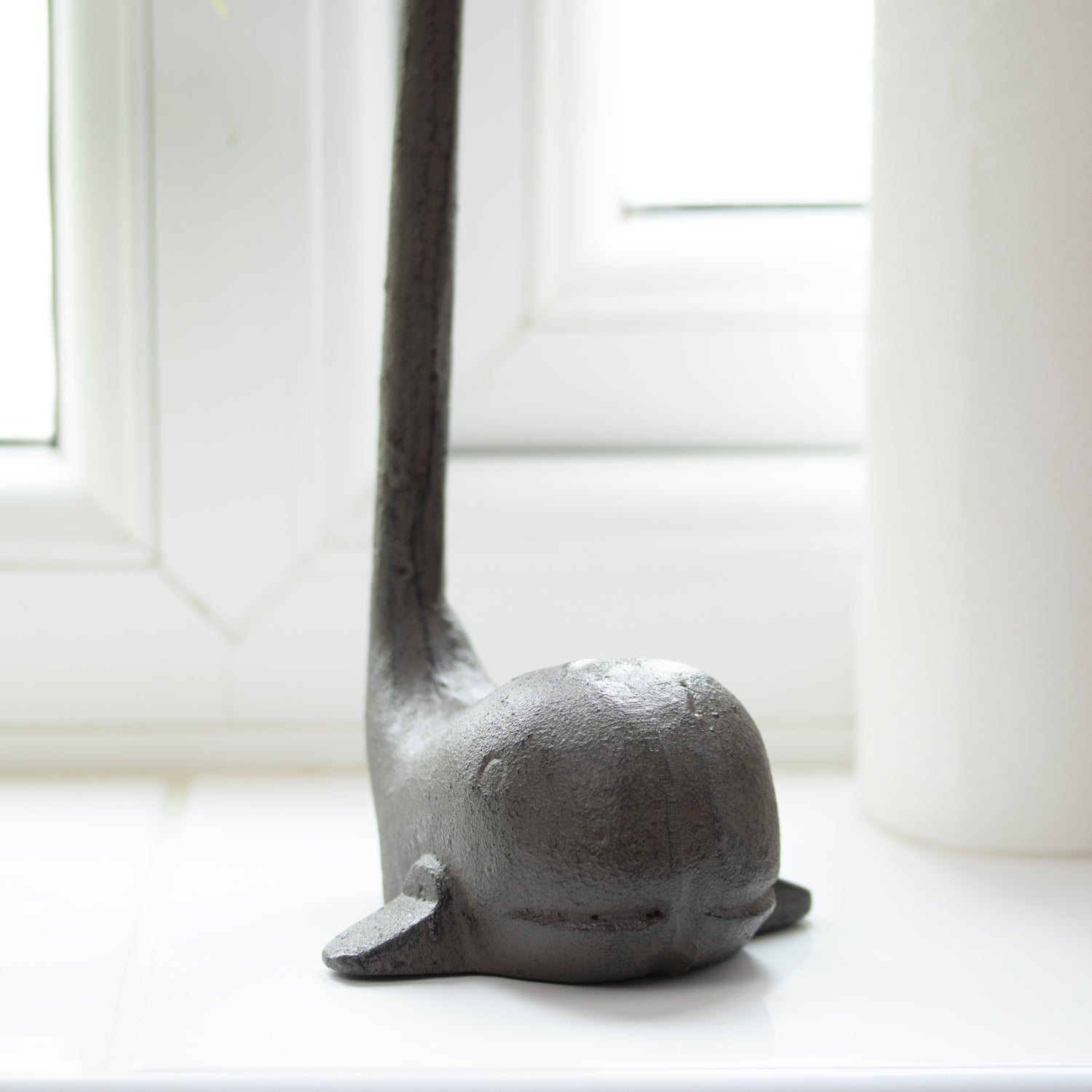 Cast Iron Whale Kitchen Roll Holder