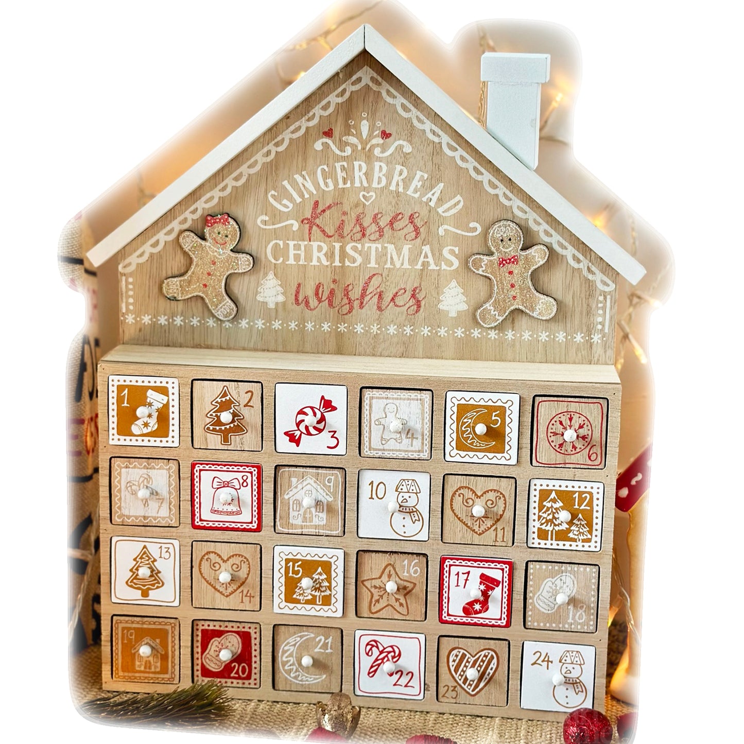 Gingerbread Christmas Wishes Advent Calendar