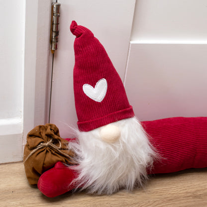 Red And White Christmas Gonk Draught Excluder