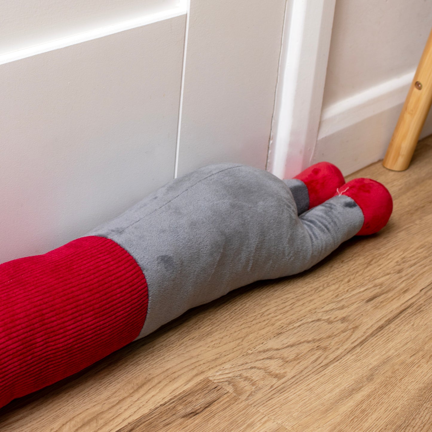 Red And Grey Christmas Gonk Draught Excluder