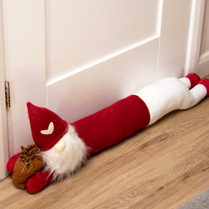 Red And White Christmas Gonk Draught Excluder