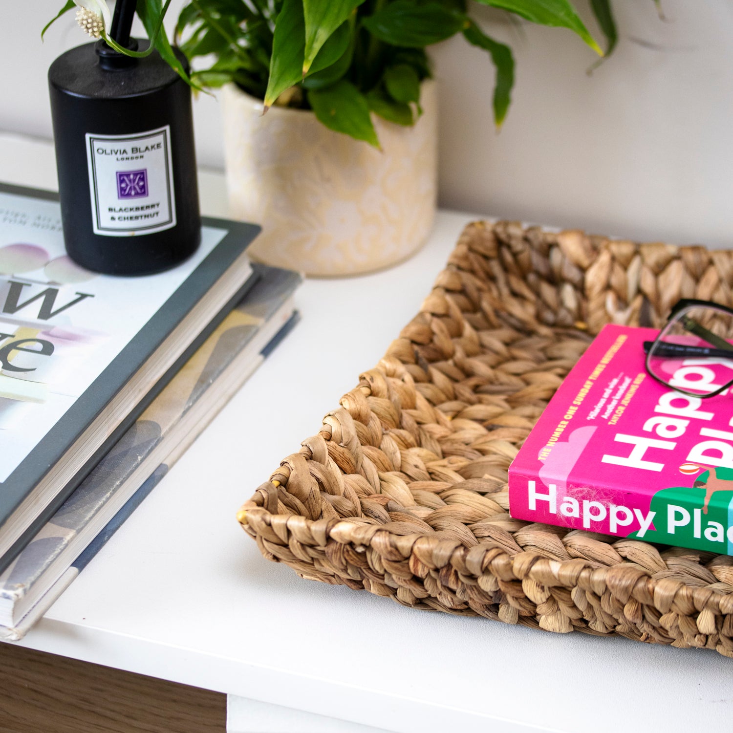 Rectangular Water Hyacinth Tray