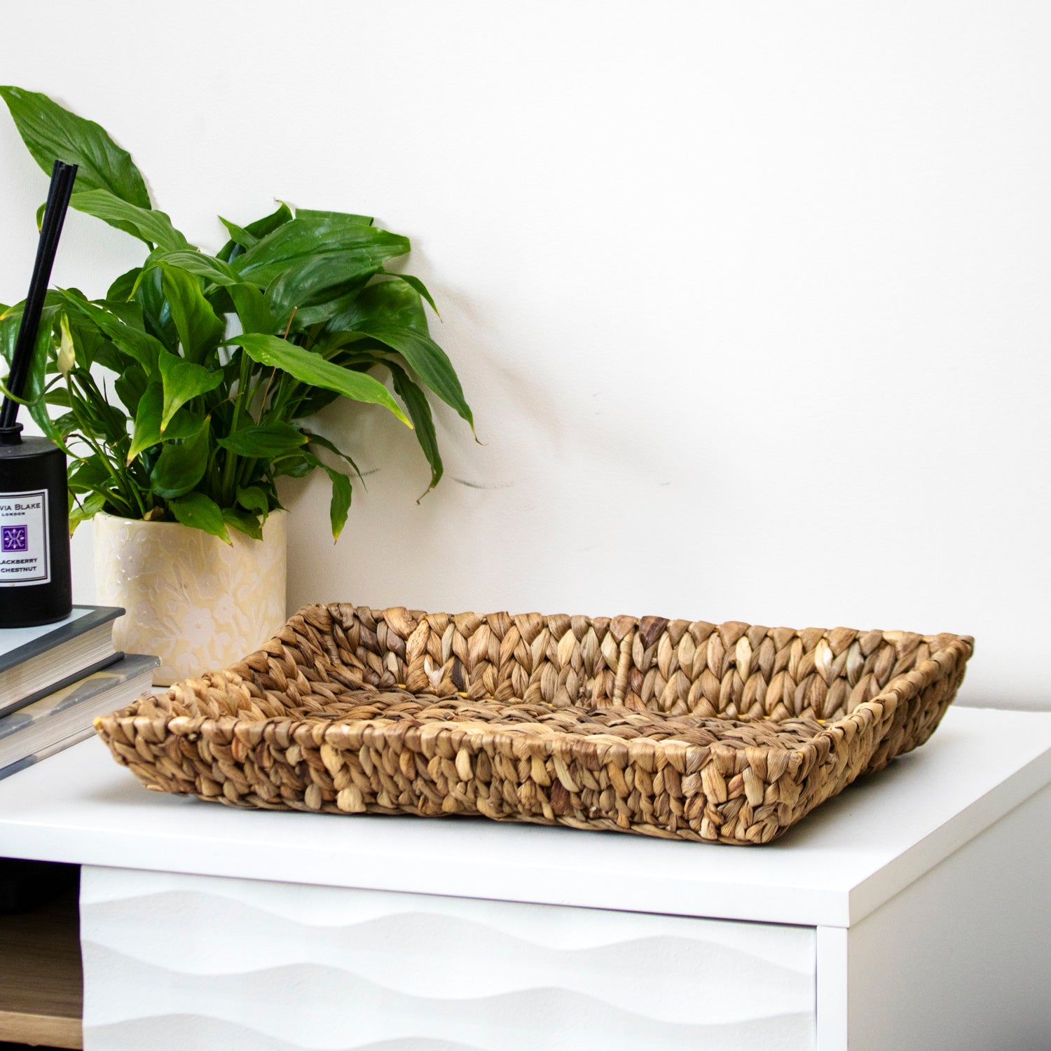 Rectangular Water Hyacinth Tray