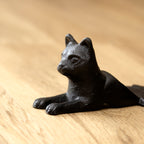 Cast Iron Laying Cat Door Wedge