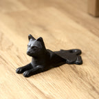 Cast Iron Laying Cat Door Wedge