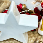 White Ceramic Star Ornament