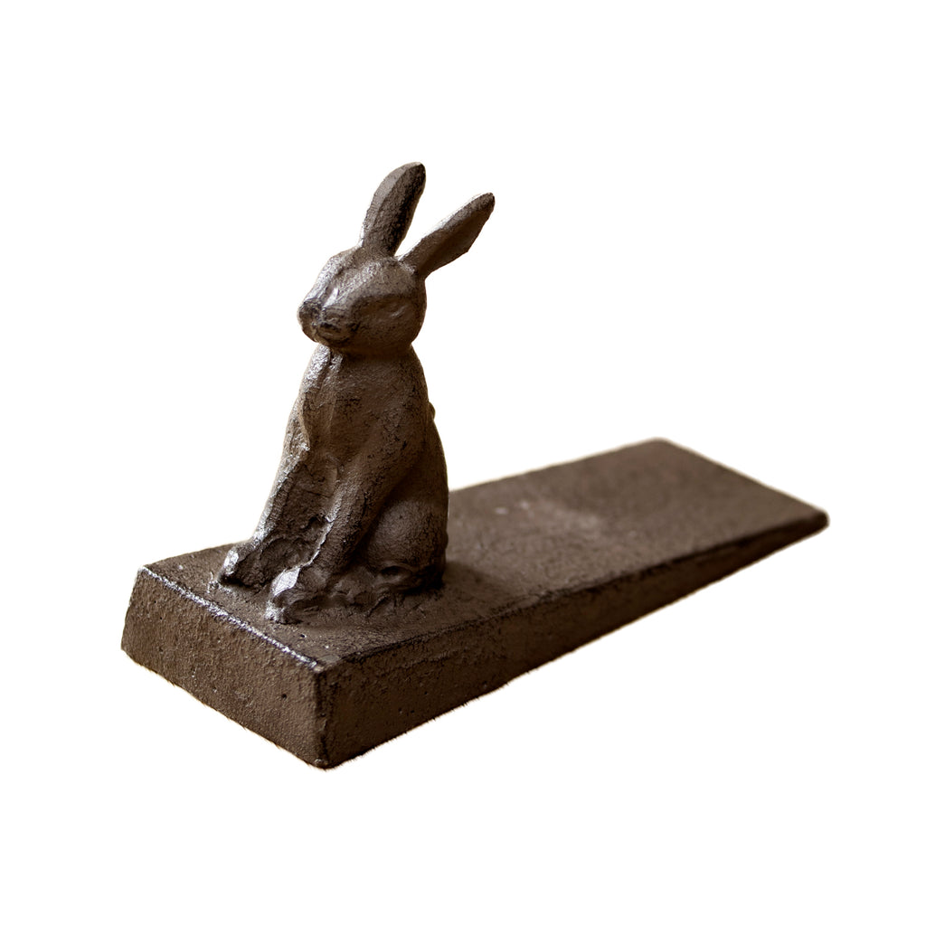 Cast Iron Rabbit Door Wedge
