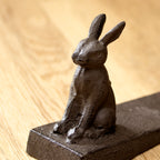 Cast Iron Rabbit Door Wedge