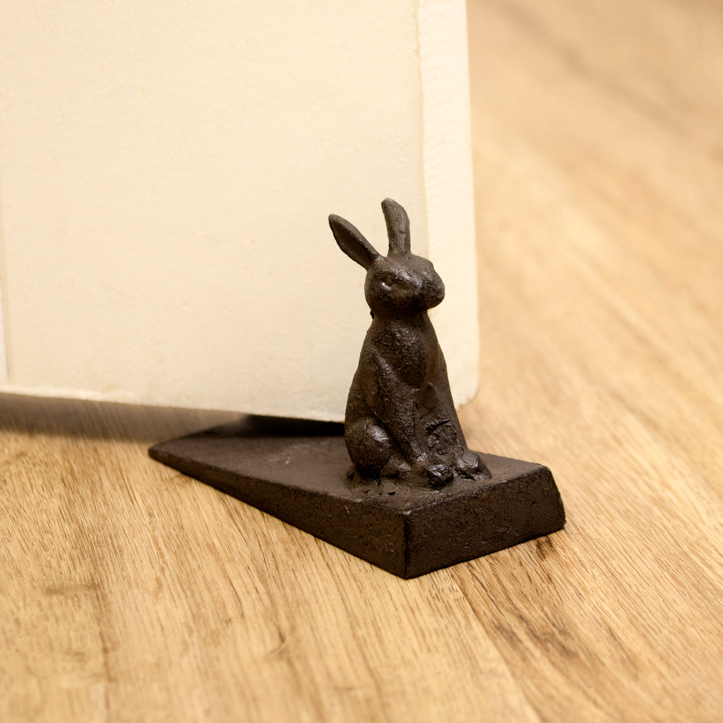 Cast Iron Rabbit Door Wedge