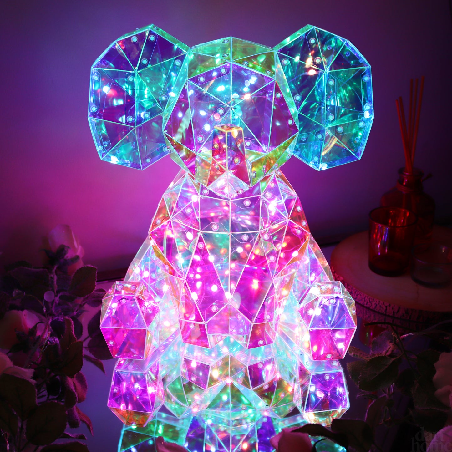 Holographic Interactive USB LED Elephant