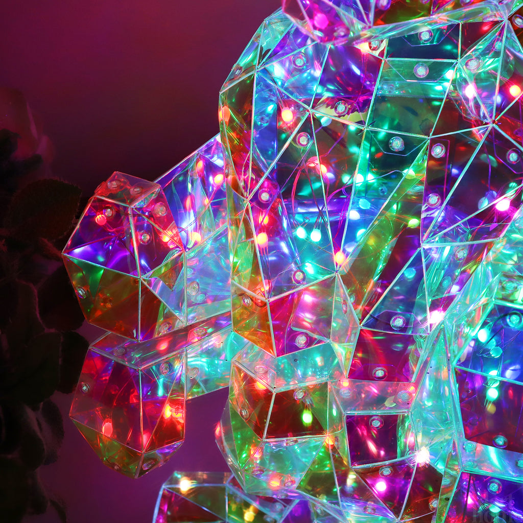 Holographic Interactive USB LED Elephant