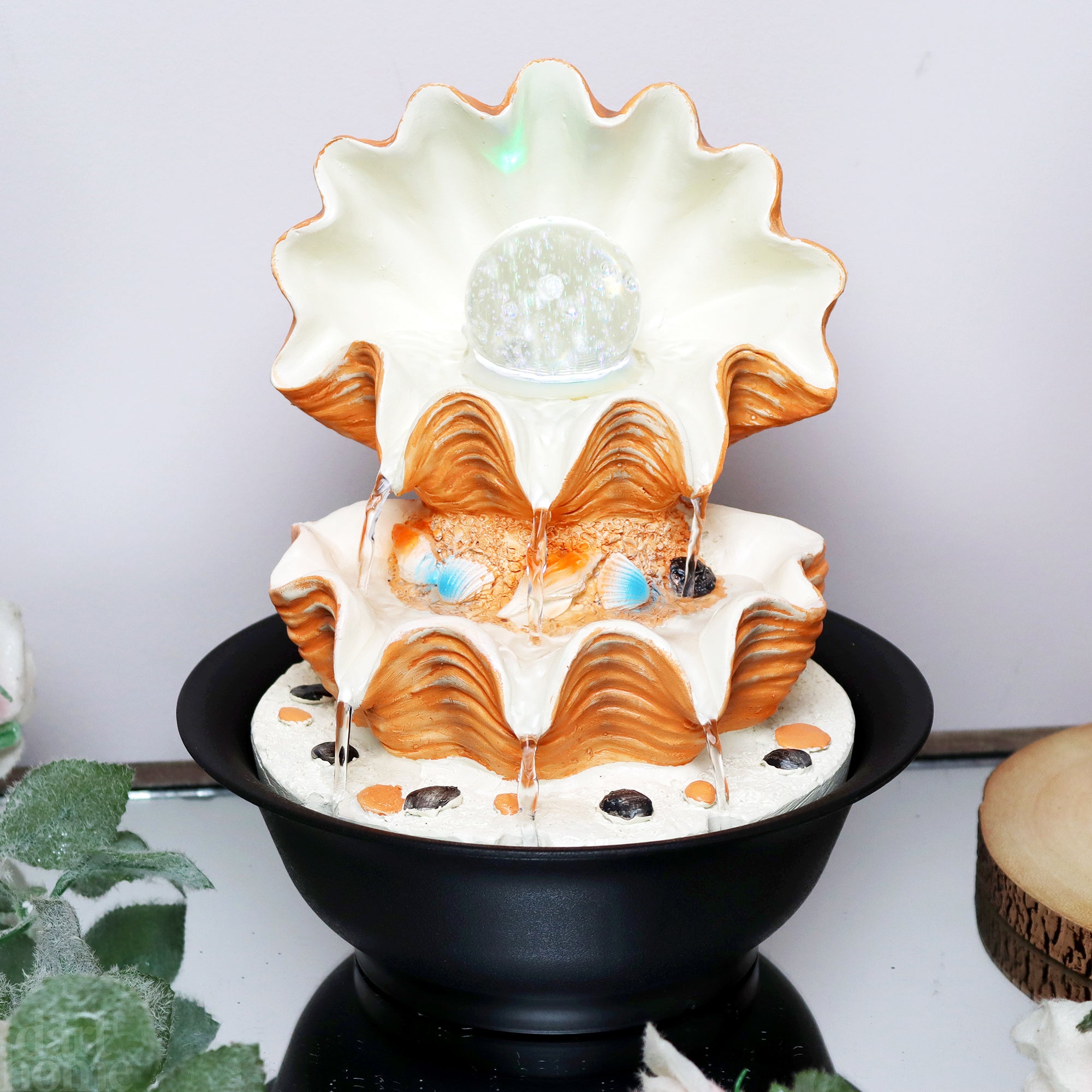 Seashell Indoor Water Feature
