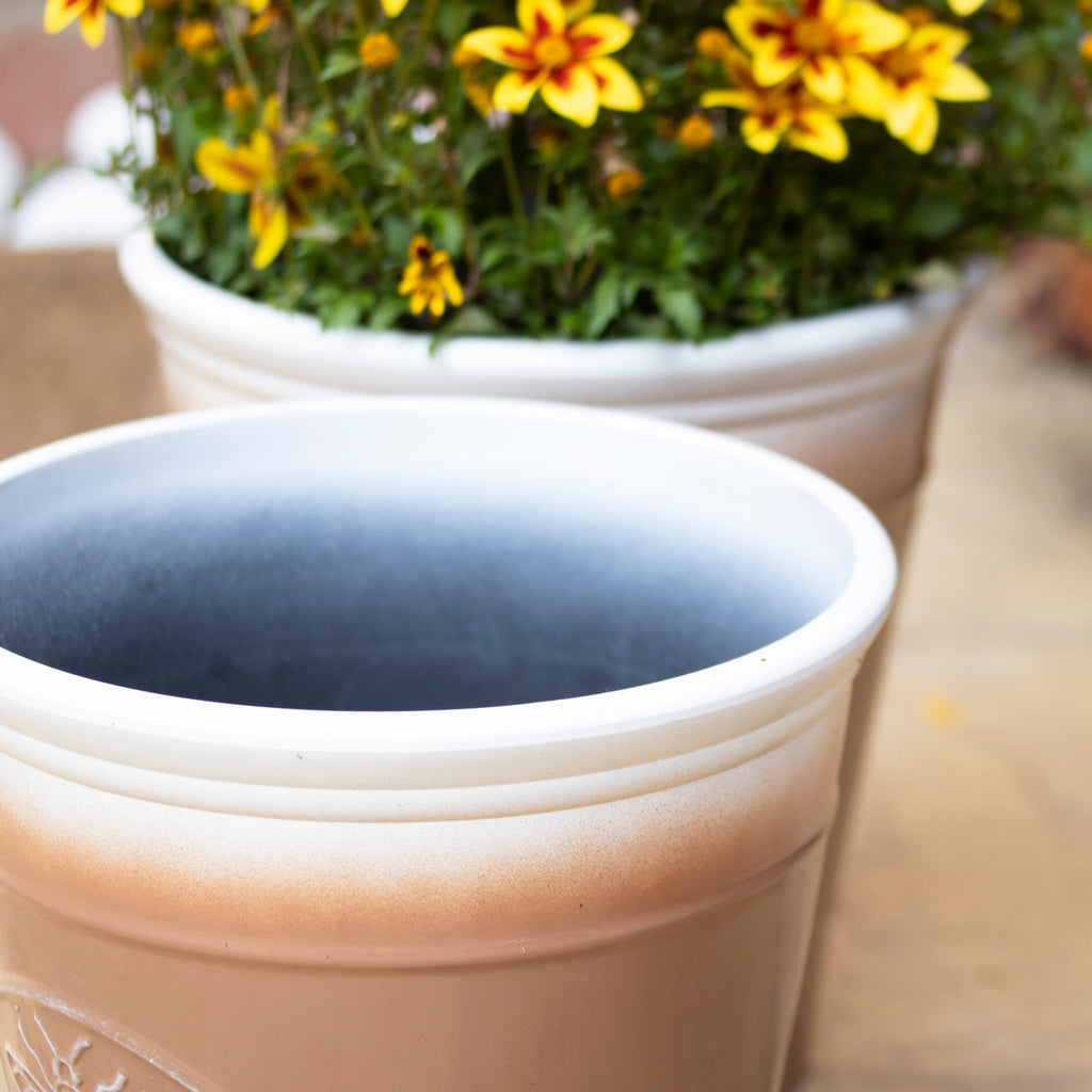 Honeycomb Embossed Bee Garden Planter