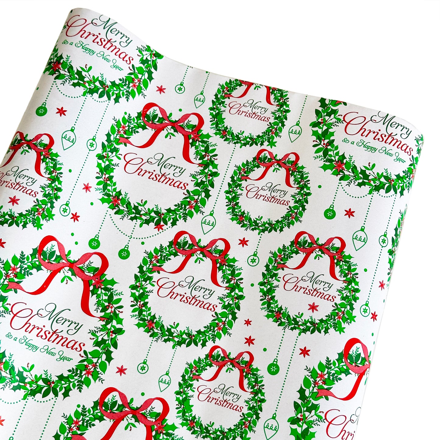 13pc Merry Christmas Tree Gift Wrap & Accessories Pack