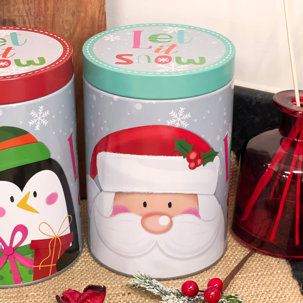 Let It Snow Storage Tins
